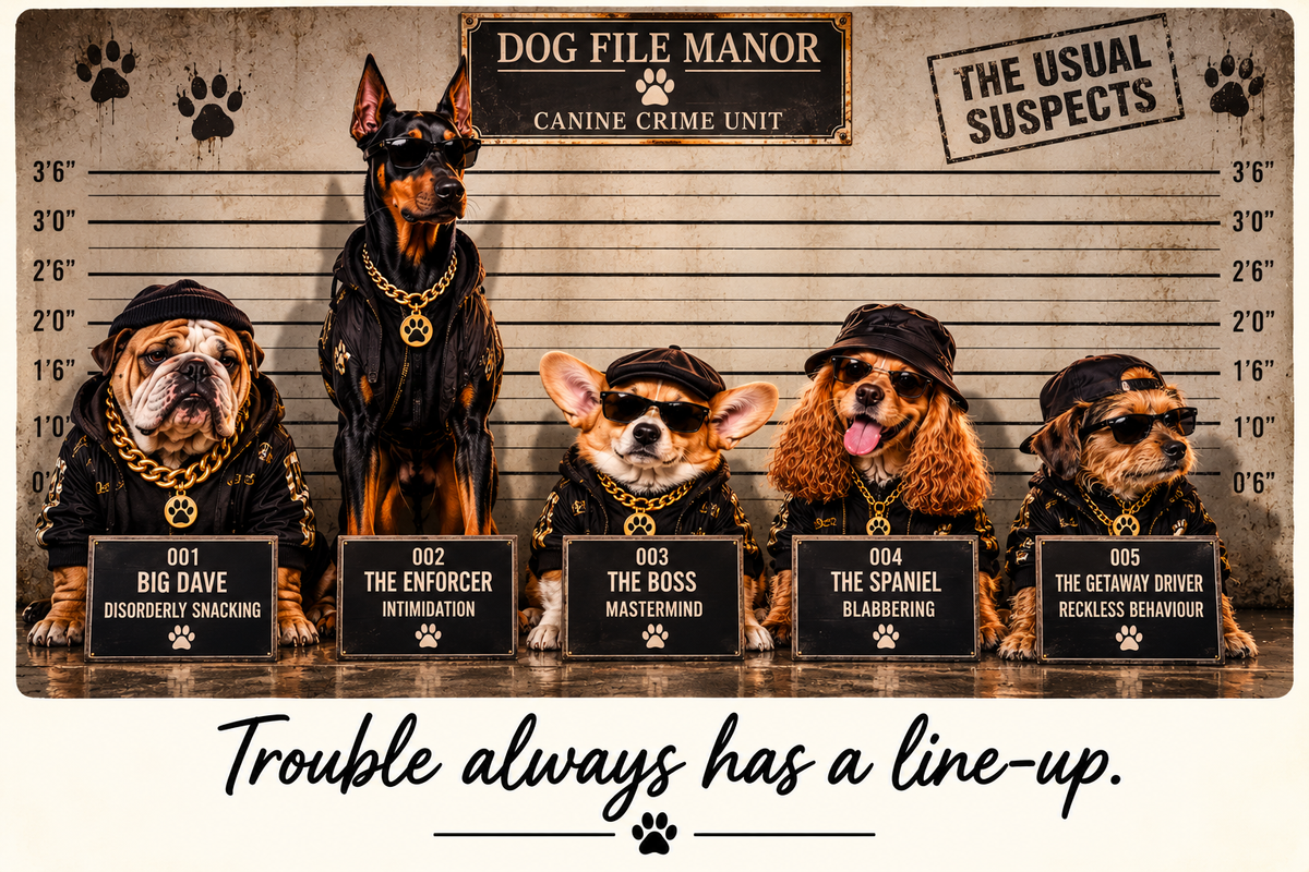 Dog File Manor Postcards