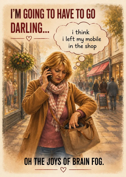 Menopause Moments * Women Humour Card * Mum Humour * Gen X
