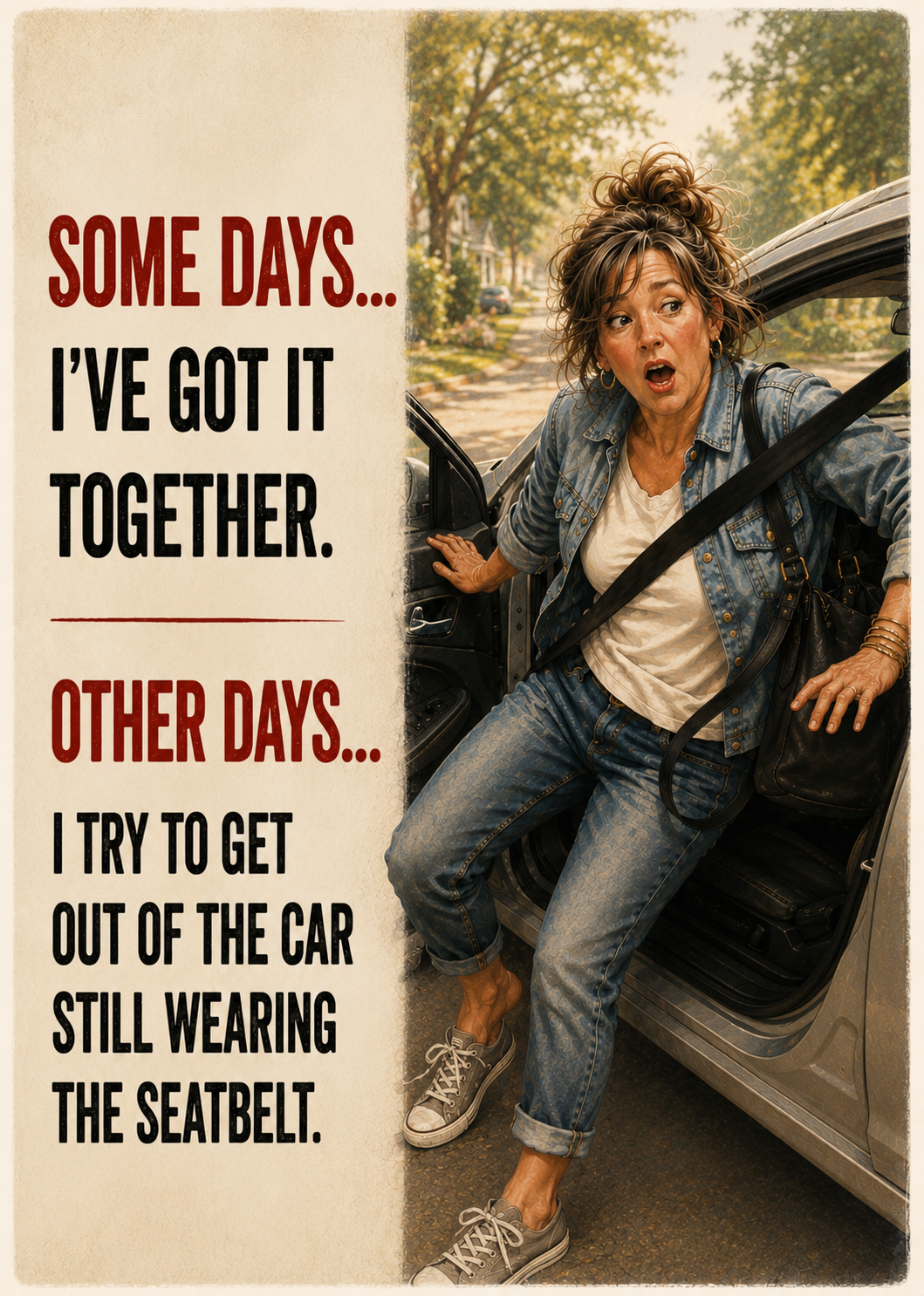 Friendship card * Menopause moments * Birthday card for women