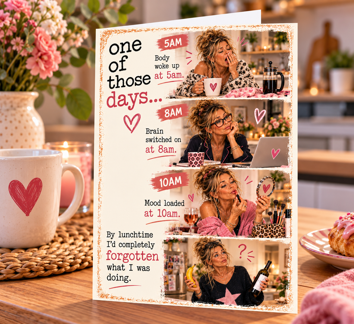 One Of Those Days Card | Funny Mum Card, Busy Mum Birthday Card, Card For Her, Family Card, Relatable Mum Life