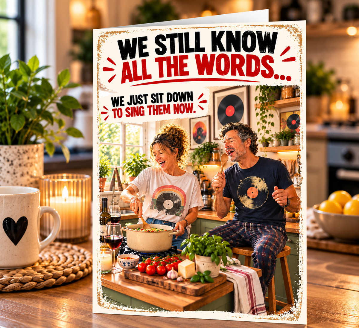 Gen X Birthday Card, Funny Husband Card, Funny Wife Card, Music Lover Birthday Card, Gen X Couple Card,  Nostalgic Birthday Card
