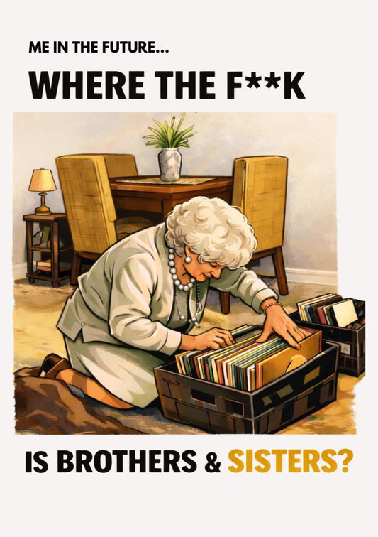 Gen X Birthday Card: Funny Sibling Joke, Nostalgia Greeting, 80s 90s Nostalgia (A5)