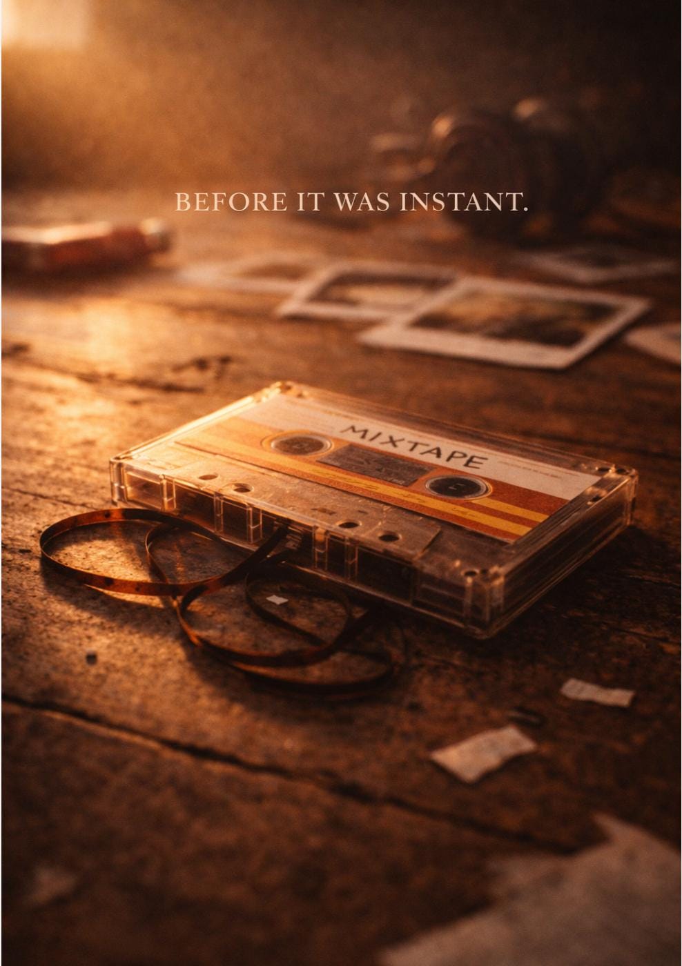 Mixtape Nostalgia Card: Retro 90s Cassette Tape Music Vibes (A5)