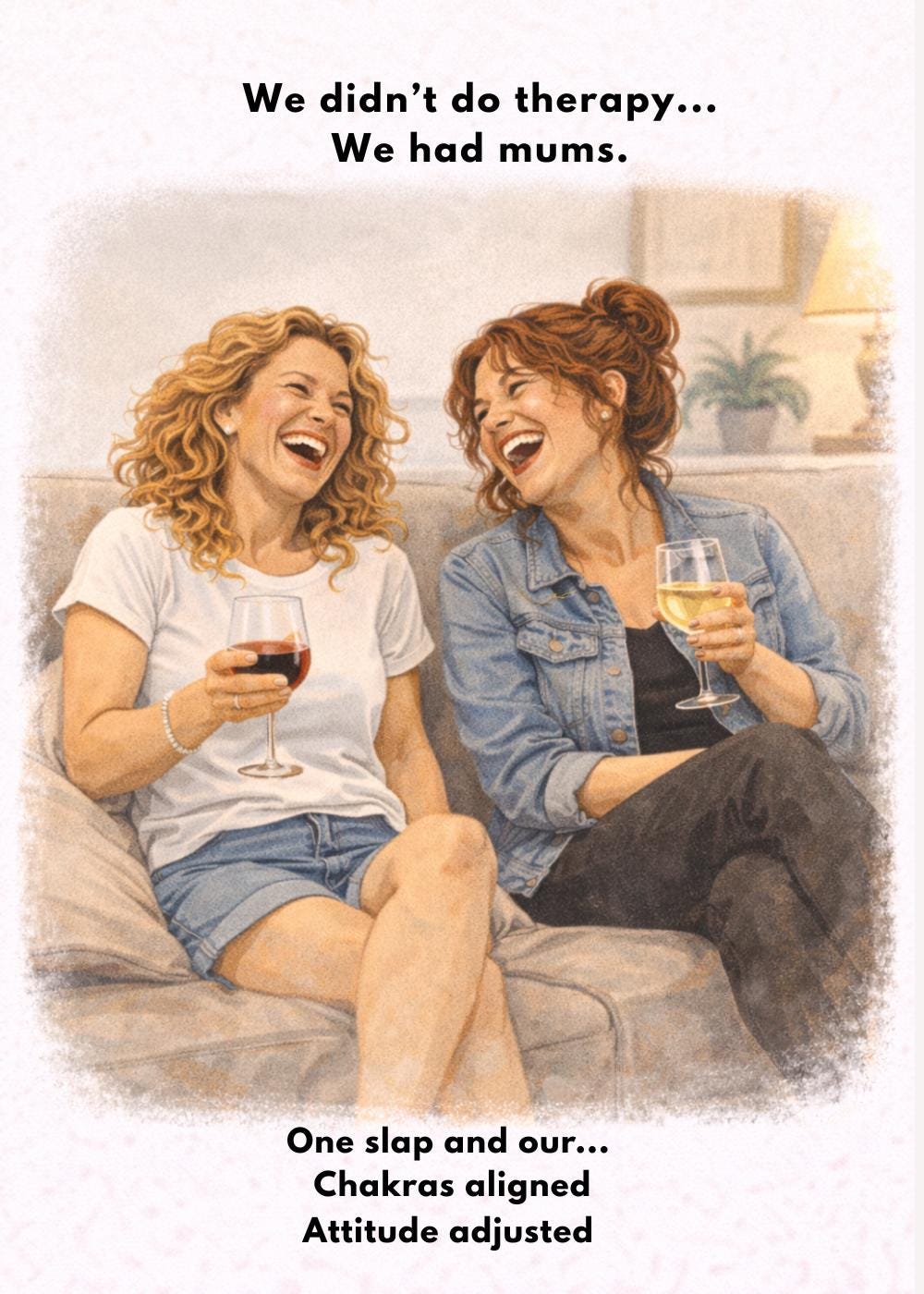 Gen X Humour Card: Retro Parenting Joke, Birthday Mum Nostalgia (A5)