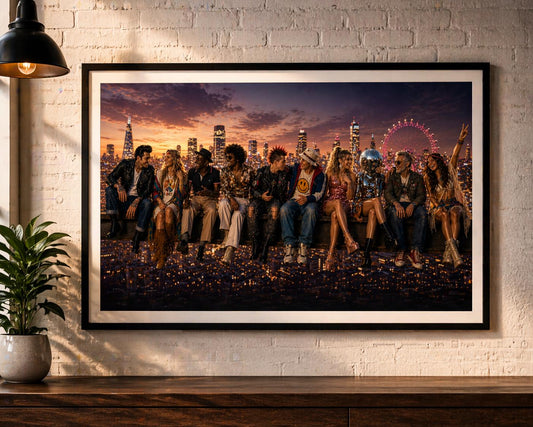 The Nights That Built Us Print * Music Culture Wall Art * Rave Disco Poster * Gen X Nostalgia * Clubbing Art * A4 A3 A2 Print