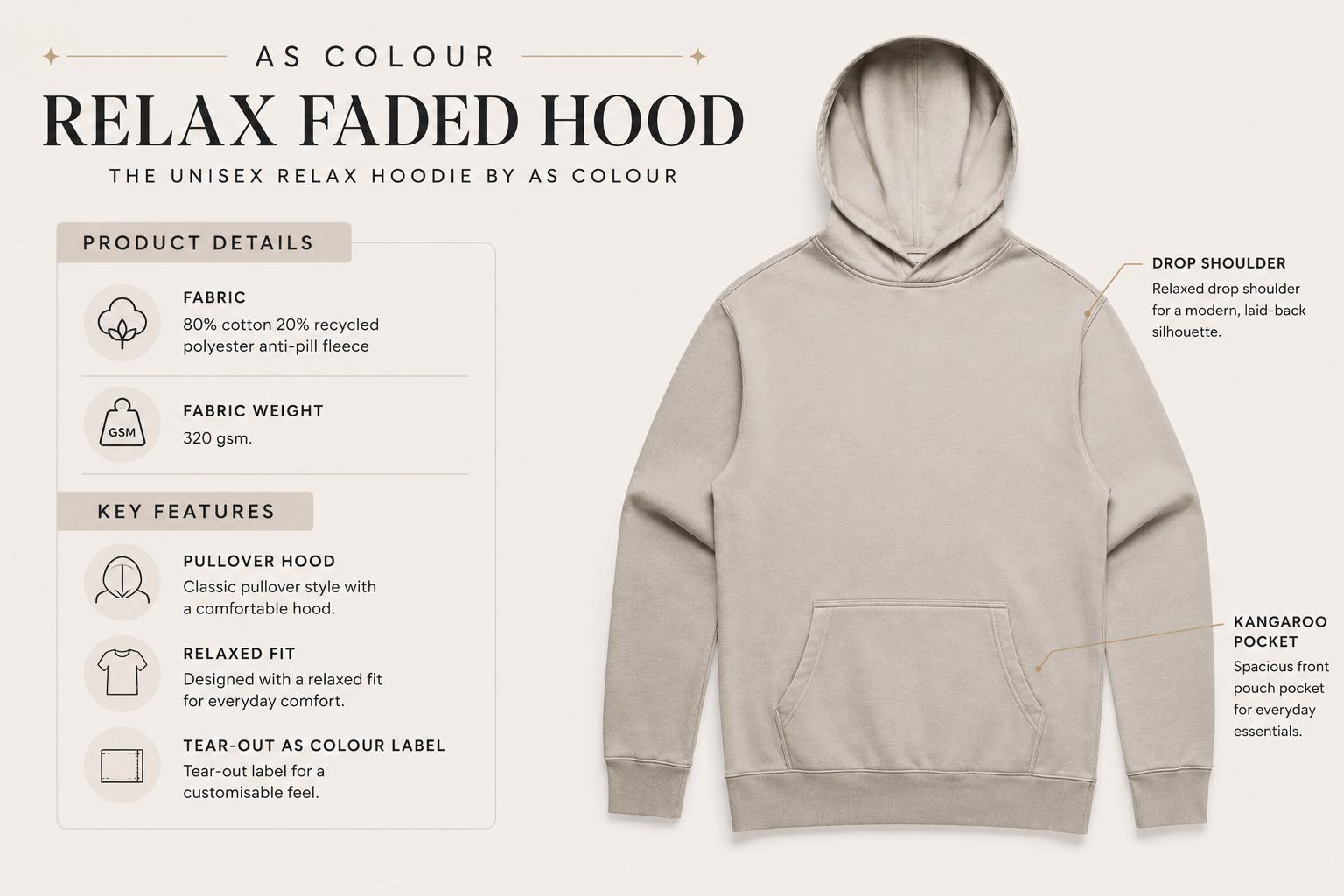 Protected From Bad Vibes Hoodie, Evil Eye Hoodie, Spiritual Hoodie, AS Colour Relax Faded Hood, Wellness Hoodie, Minimalist Hoodie