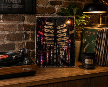 London Club Nights Card: 90s Rave Culture, Turnmills, Heaven, Shoom, Gen X Nostalgia (Birthday)