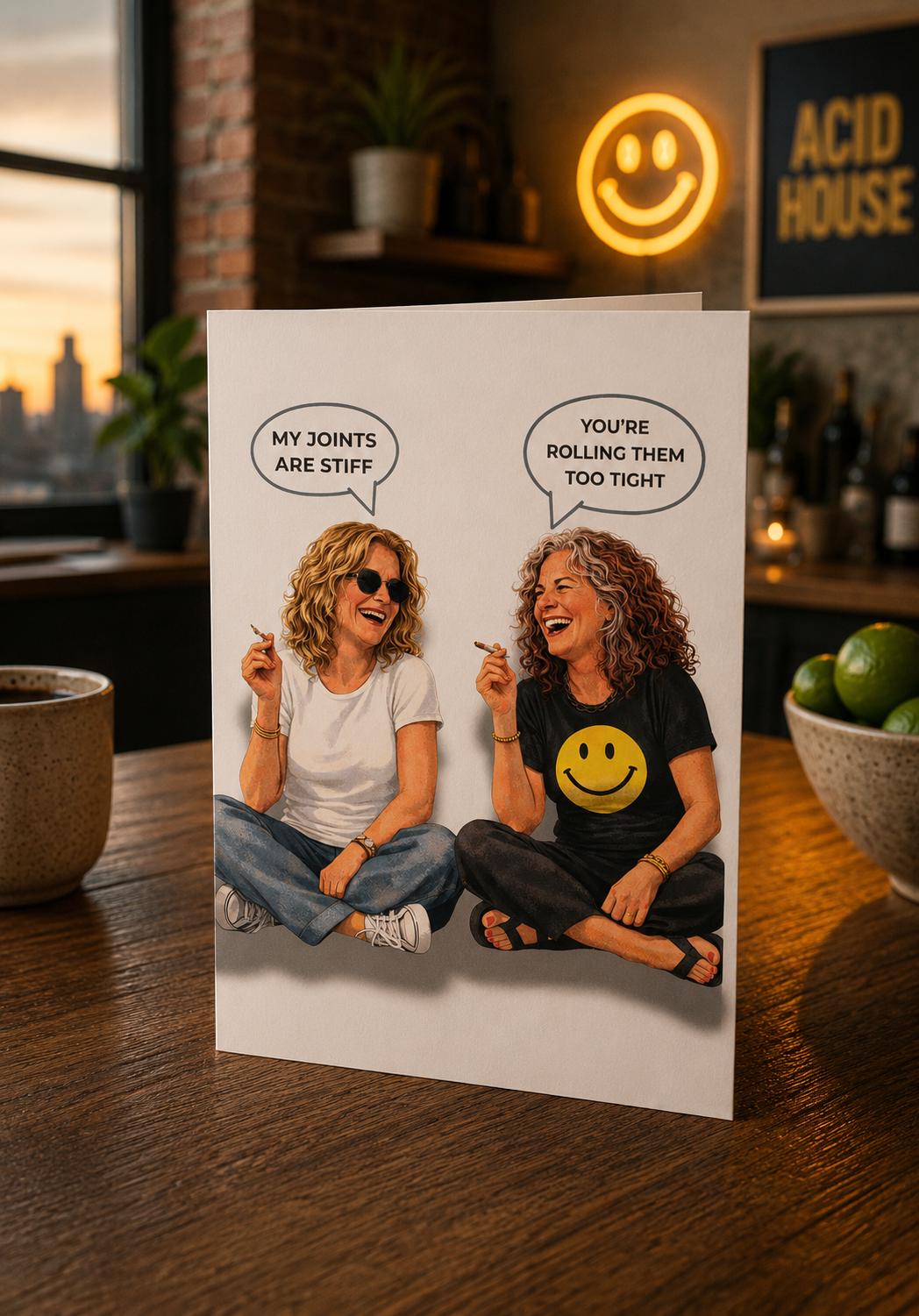 Gen X Friendship Card: Stiff Joints Humorous Greeting (A5)
