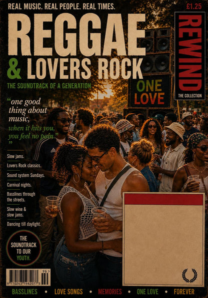 Personalised Reggae Card, Lovers Rock Anniversary Card, Music Lovers Birthday Gift, Our Song Card