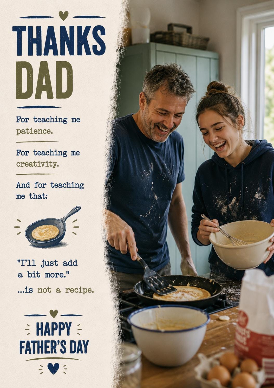 Thanks Dad Collection | Personalised Dad Card | Upload Your Photo | Fishing, Football, Golf, Rugby & Pub Designs