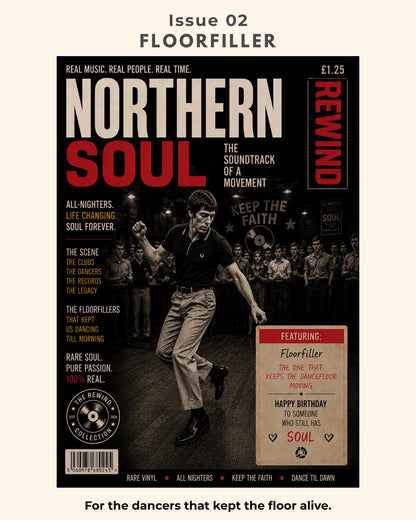 Personalised Northern Soul Card, Choose Your Rewind Cover, Our Song Birthday Card, Anniversary Gift, Keep The Faith, Music Lover Gift