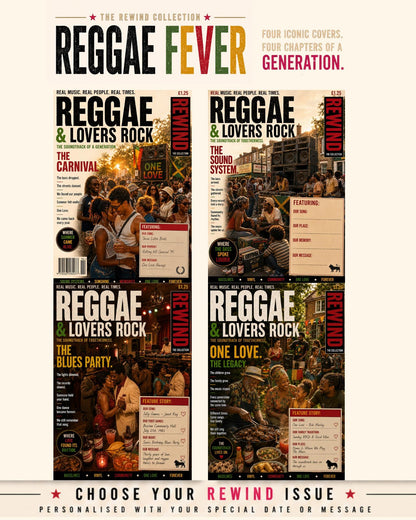 Personalised Reggae Sound System Birthday Card, Lovers Rock Gift, Reggae Music Gift, Sound System Culture Card, Caribbean Gift
