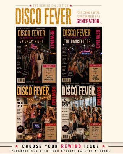Personalised Disco Birthday Card, 70s Disco Gift, Saturday Night Disco Card, Disco Music Lover Gift, 1970s Birthday Card