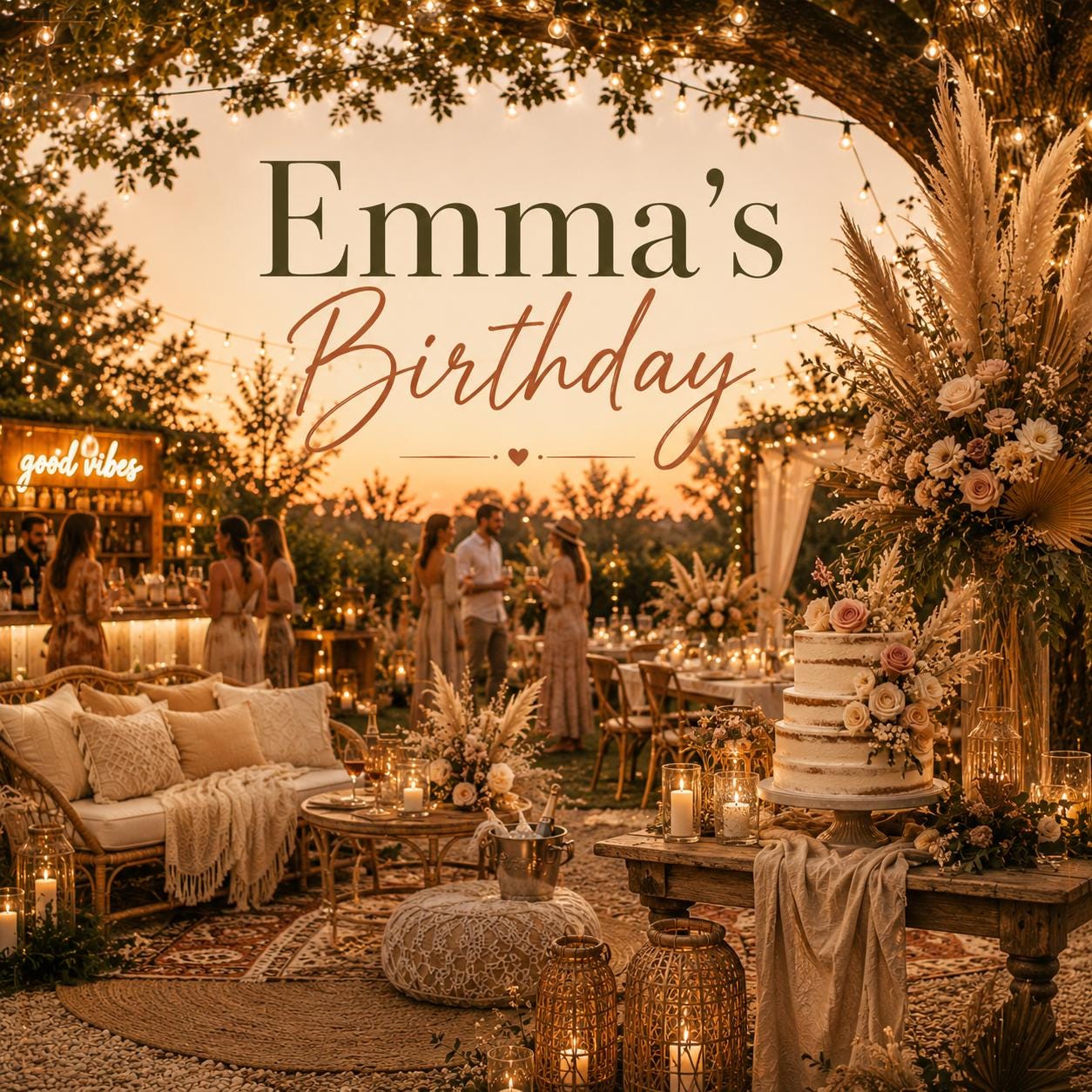 Personalised Invitations, Garden Party, Birthday, BBQ, Retirement & Celebration Invites, Choose Your Favourite Scene, Pack of 10