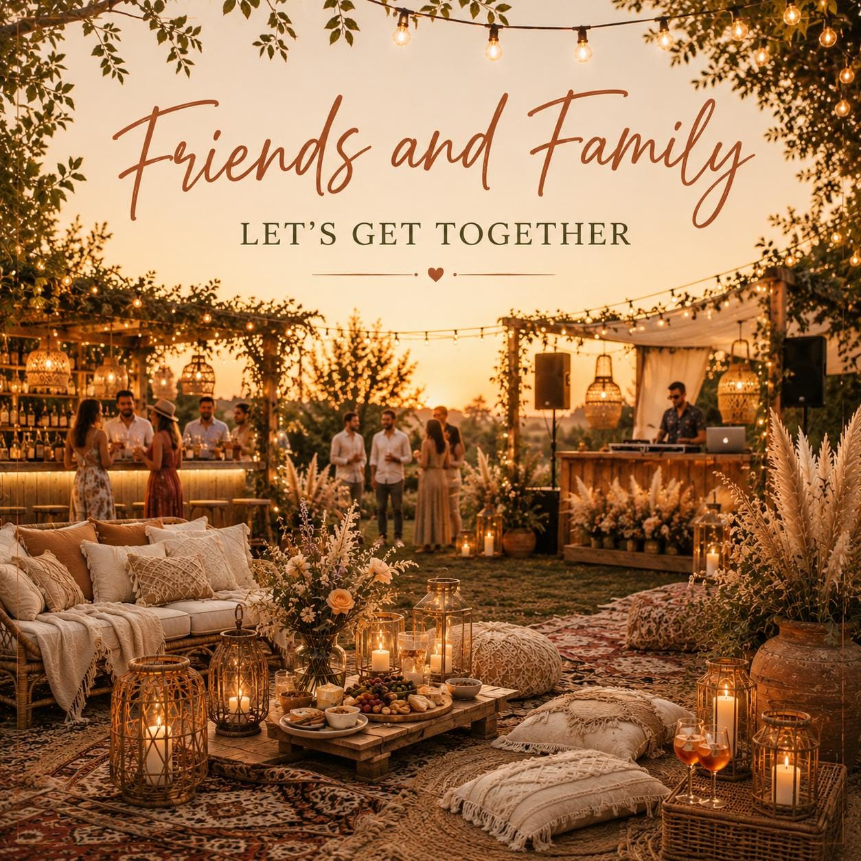 Personalised Invitations, Garden Party, Birthday, BBQ, Retirement & Celebration Invites, Choose Your Favourite Scene, Pack of 10