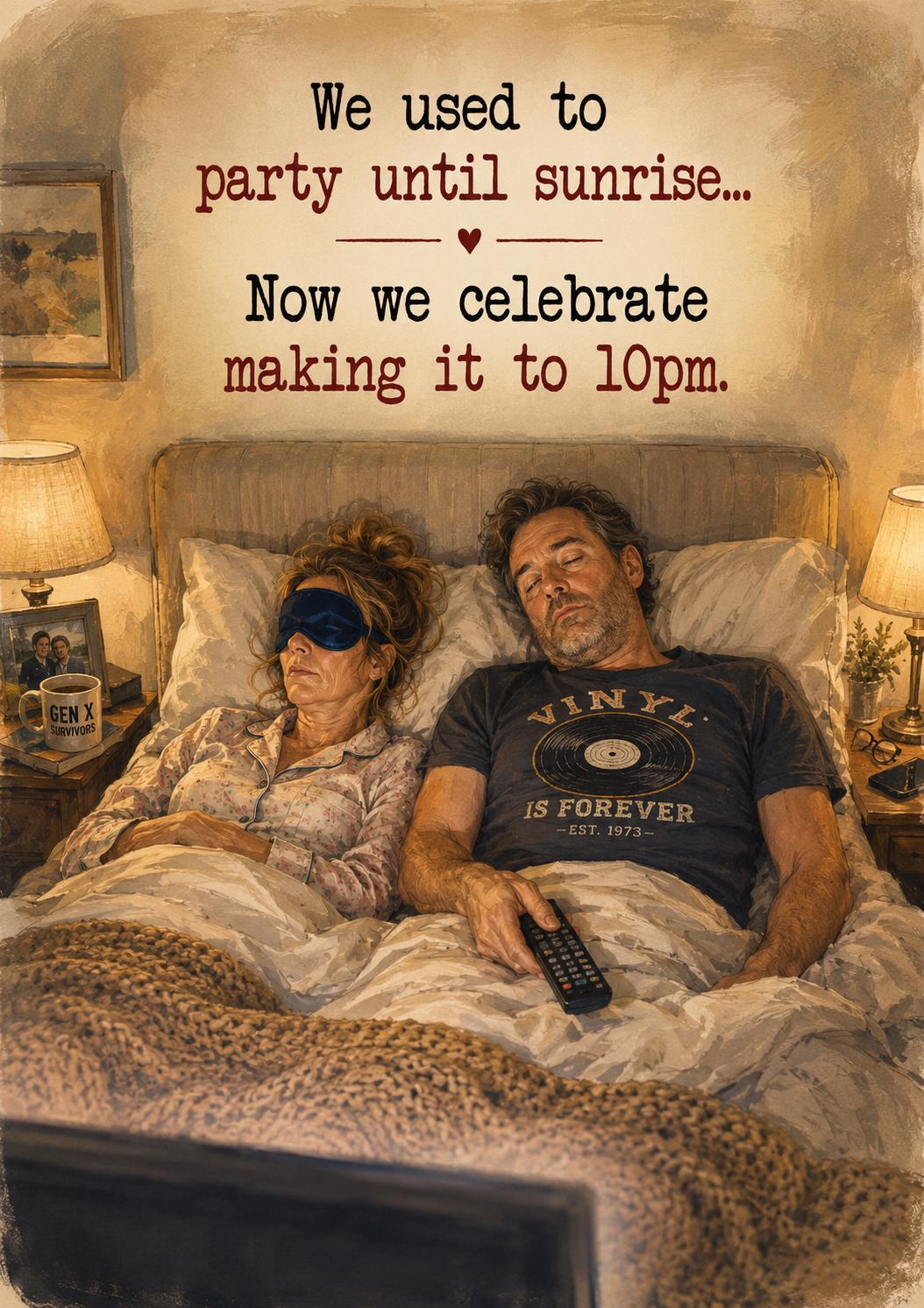 Gen X Birthday Card, Funny Husband Card, Funny Wife Card, Gen X Couple Card, Birthday Card, Birthday Card for Partner,
