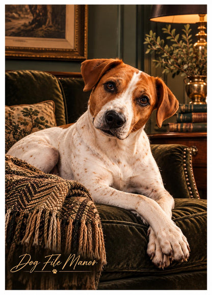 Personalised Dog Portrait, Bespoke Pet Wall Art, Digital or A5 A4 Print Gift